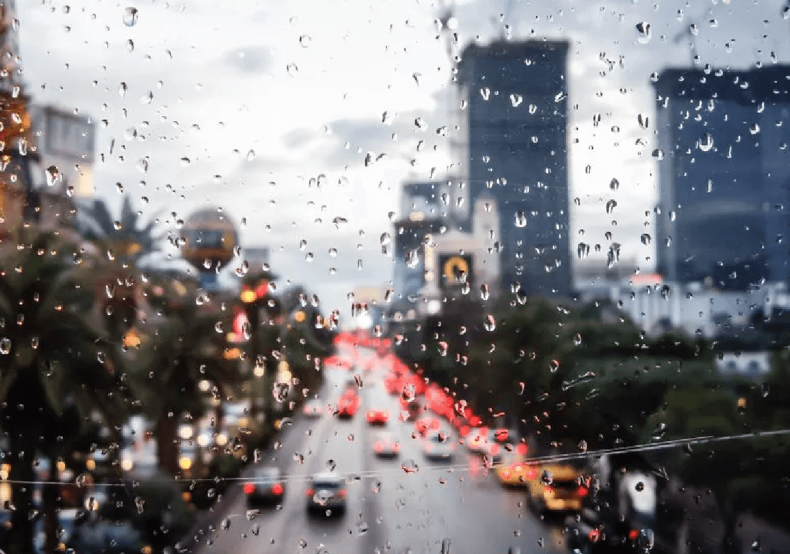 סערה במדבר: לאס וגאס שברה את שיאי הגשם לחודש מאי