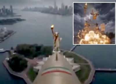 איראן הפיצה סרטון בינה מלאכותית שבו טיל מפוצץ את פסל החירות — ורוסיה וסין ממהרות לשתף