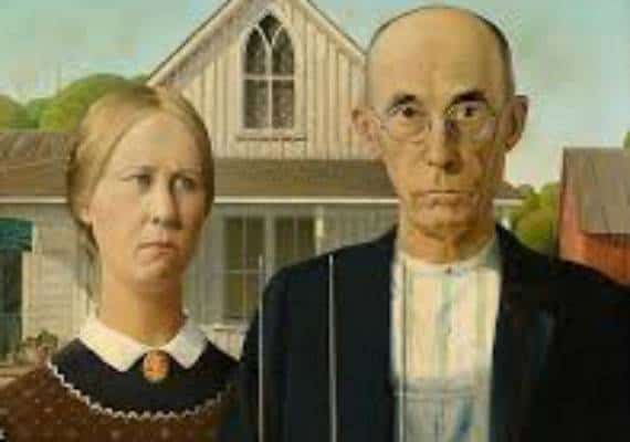 הציורים של גרנט ווד מוצגים בימים אלה במוזיאון הוויטני, ניו יורק, בהם גם "אמריקן גותיק" האיקוני 