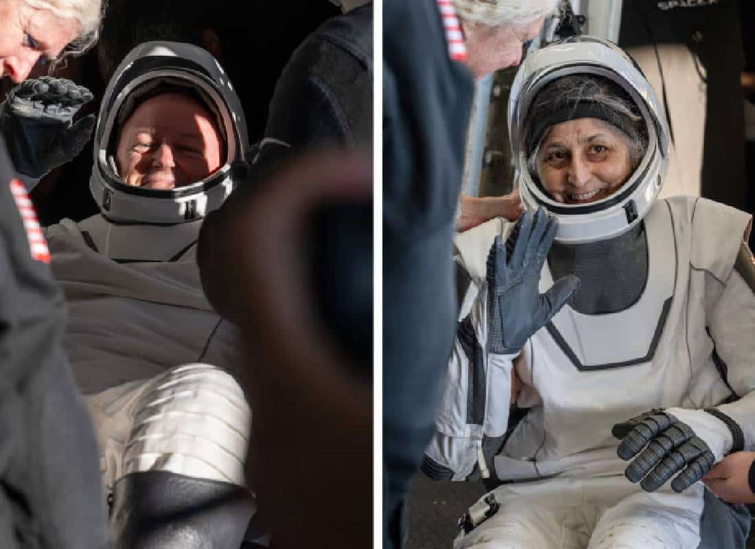 שבים הביתה: אסטרונאוטים של נאס"א חוזרים לכדור הארץ לאחר תשעה חודשים בחלל