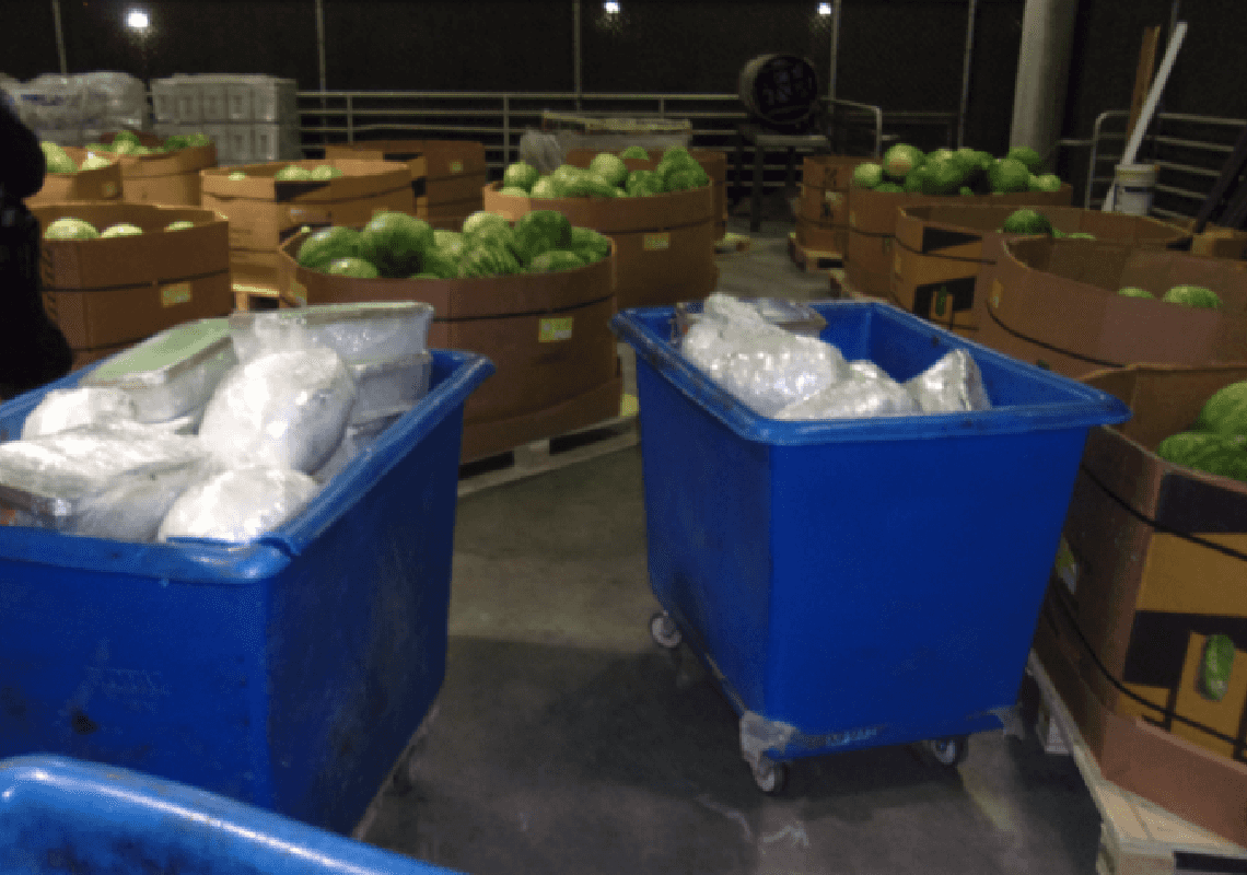 500 קילו מת' בשווי 2.5 מיליון דולר נתפסו במשלוח אבטיחים