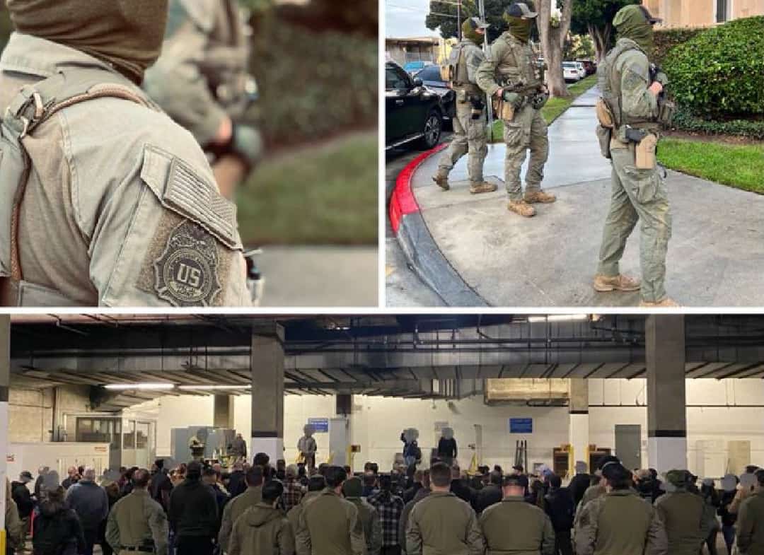 מבצע אכיפה חסר תקדים: מעצרי שיא של מהגרים בקליפורניה בימים הראשונים לכהונת טראמפ השנייה