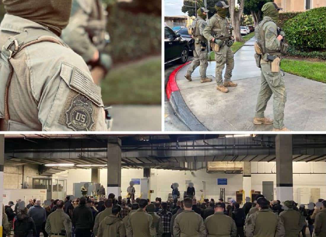 מבצע אכיפה חסר תקדים: מעצרי שיא של מהגרים בקליפורניה בימים הראשונים לכהונת טראמפ השנייה