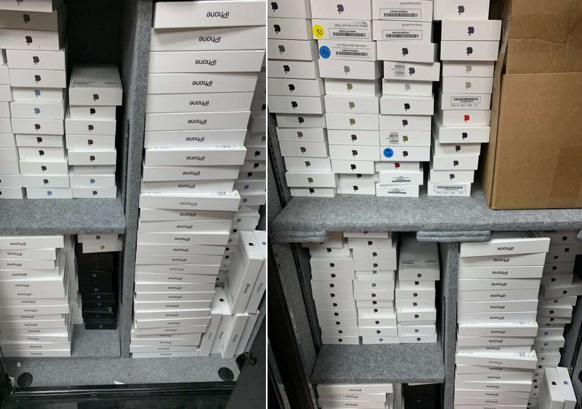 קליפורניה: 8 חשודים גנבו אייפונים ומחשבים בשווי מיליון דולר