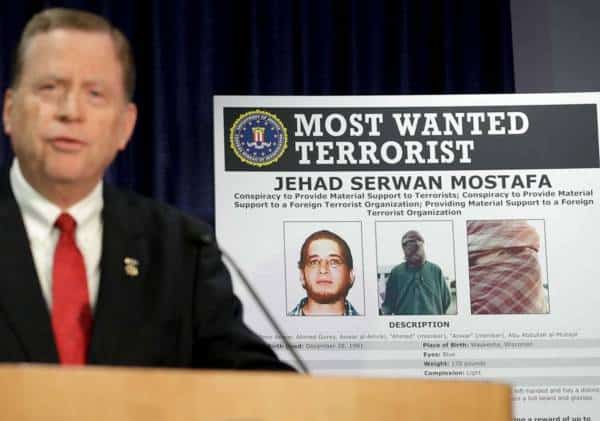 על רקע החשד לטרור: תושב קליפורניה הוכנס לרשימת המבוקשים של ה-FBI