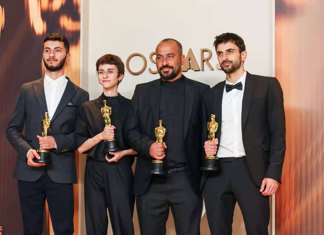 "אזוק ועיניו מכוסות": הבמאי הפלסטיני זוכה האוסקר שוחרר לאחר לילה במעצר