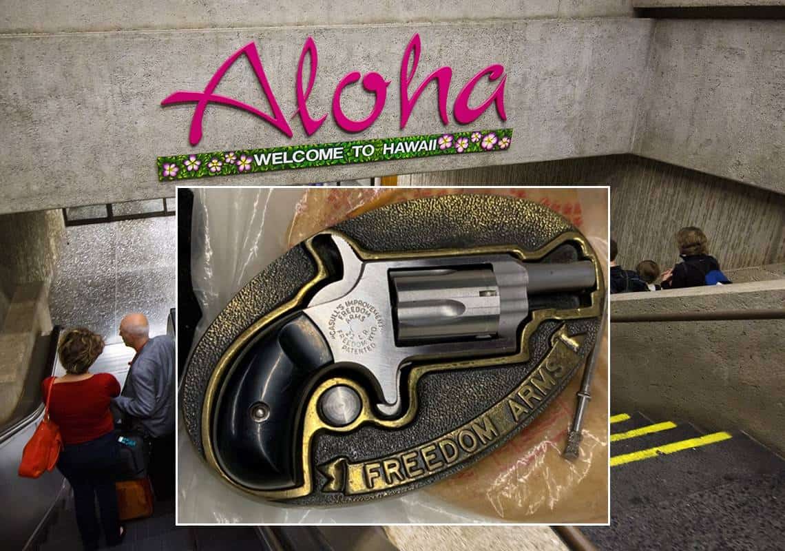 תקרית חריגה בהוואי: נוסע ניסה לעלות על טיסה עם אקדח