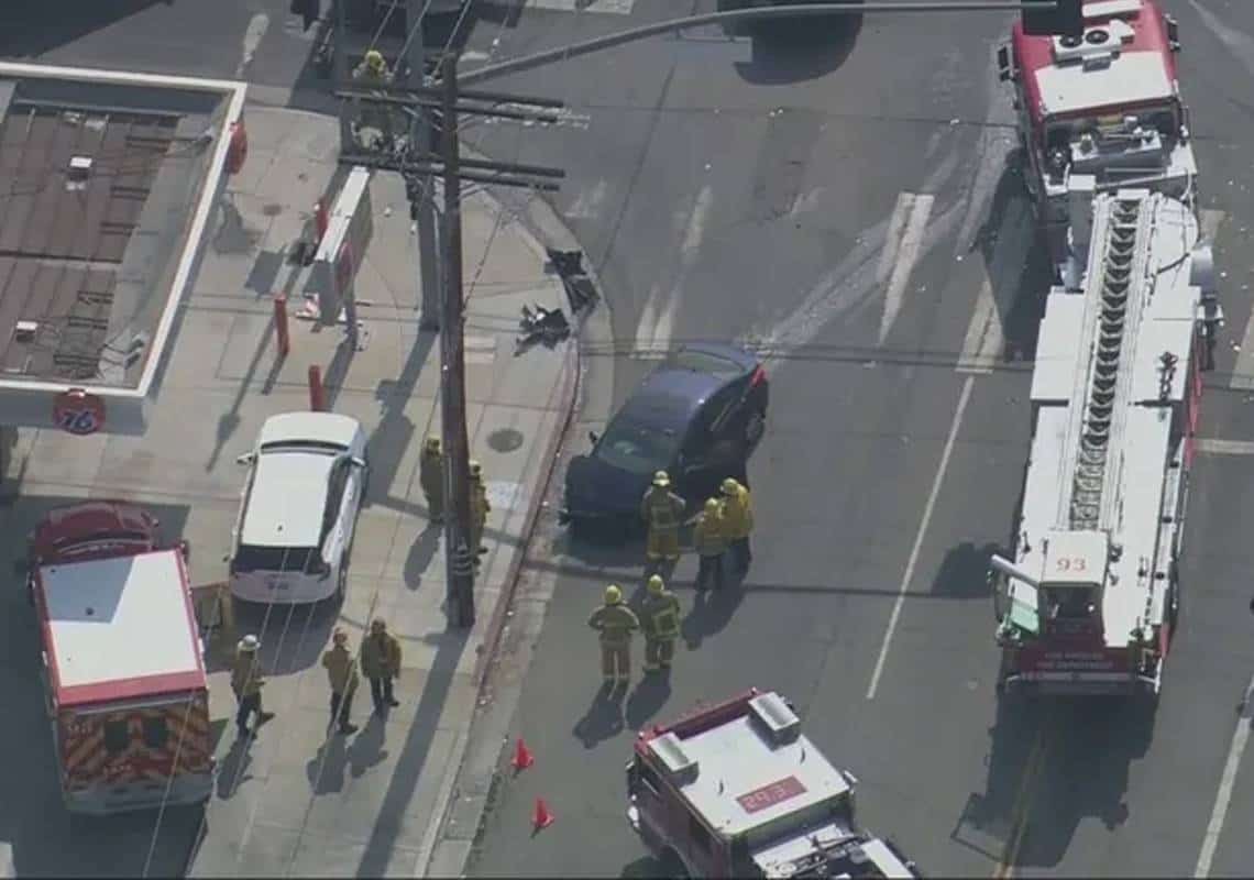 ואלי לוס אנג'לס: 3 פצועים, ביניהם שוטר, בתאונת דרכים בטרזנה