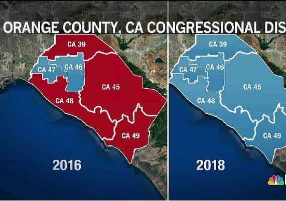 מ-ה-פ-ך באורנג' קאונטי: כך הפך המחוז הכתום-אדום לכחול‎