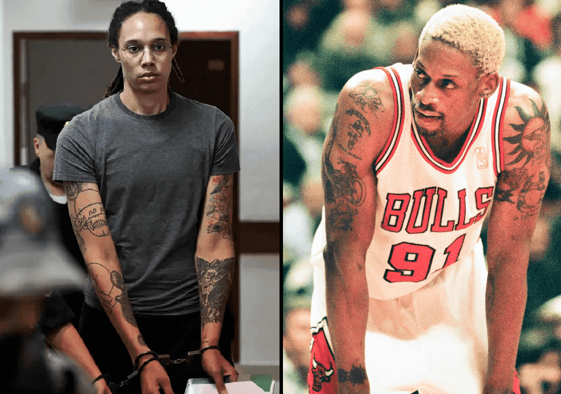 כוכב ה-NBA דניס רודמן יטוס לרוסיה וינסה לשחרר את השחקנית בריטני גרינר 