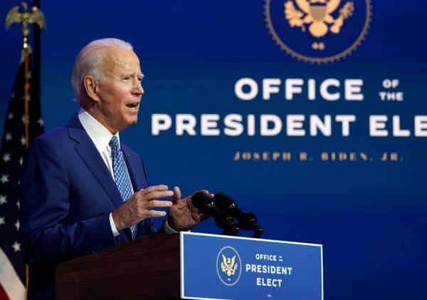 הנשיא הנבחר ביידן: "מפציר בכם לחבוש מסכות, זה יכול להציל את חייהם של אלפי אמריקאים"