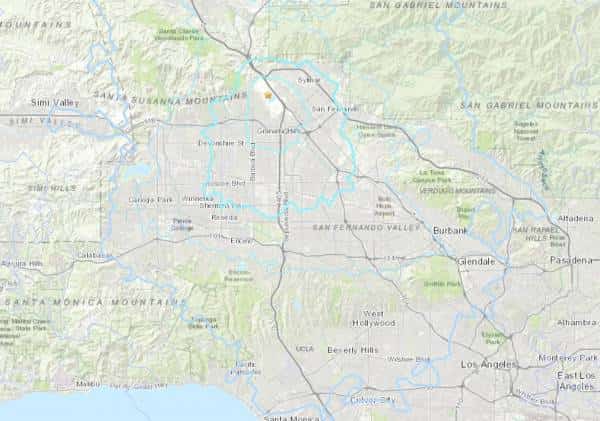 רעידת אדמה הורגשה במהלך הלילה בוואלי לוס אנג'לס