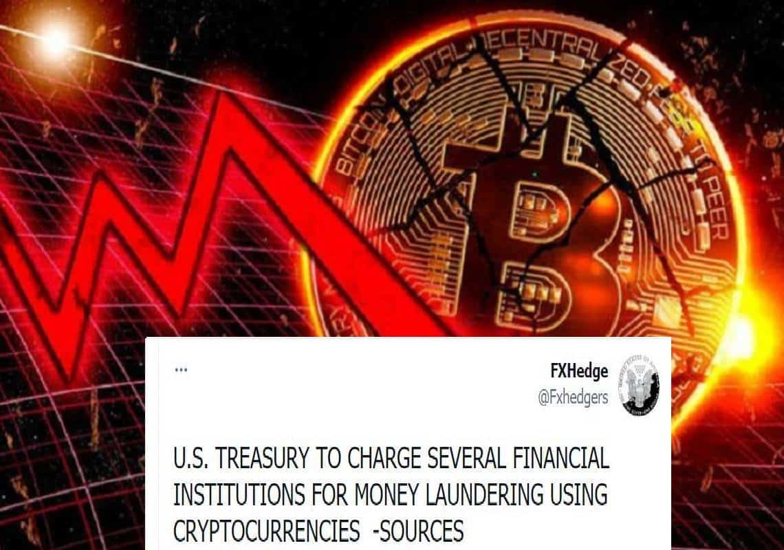 לא נורמלי: ביטקוין קרס ב-15 אחוז - ציוץ על "פשיטה אמריקנית מתוכננת על נכסים דיגיטליים" הוביל להפסד מיליארדים