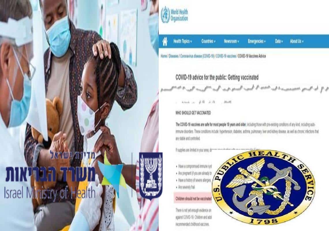 דרמטי: ארגון הבריאות העולמי הודיע - "אסור לחסן ילדים" זאת בניגוד להמלצות משרד הבריאות האמריקני והישראלי