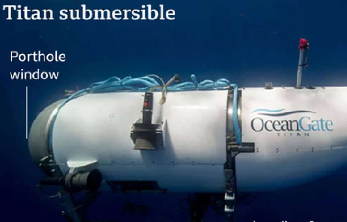 ‏חתיכות של צוללת הטיטאן עם "שרידי אדם" נפרקו בנמל קנדי‏