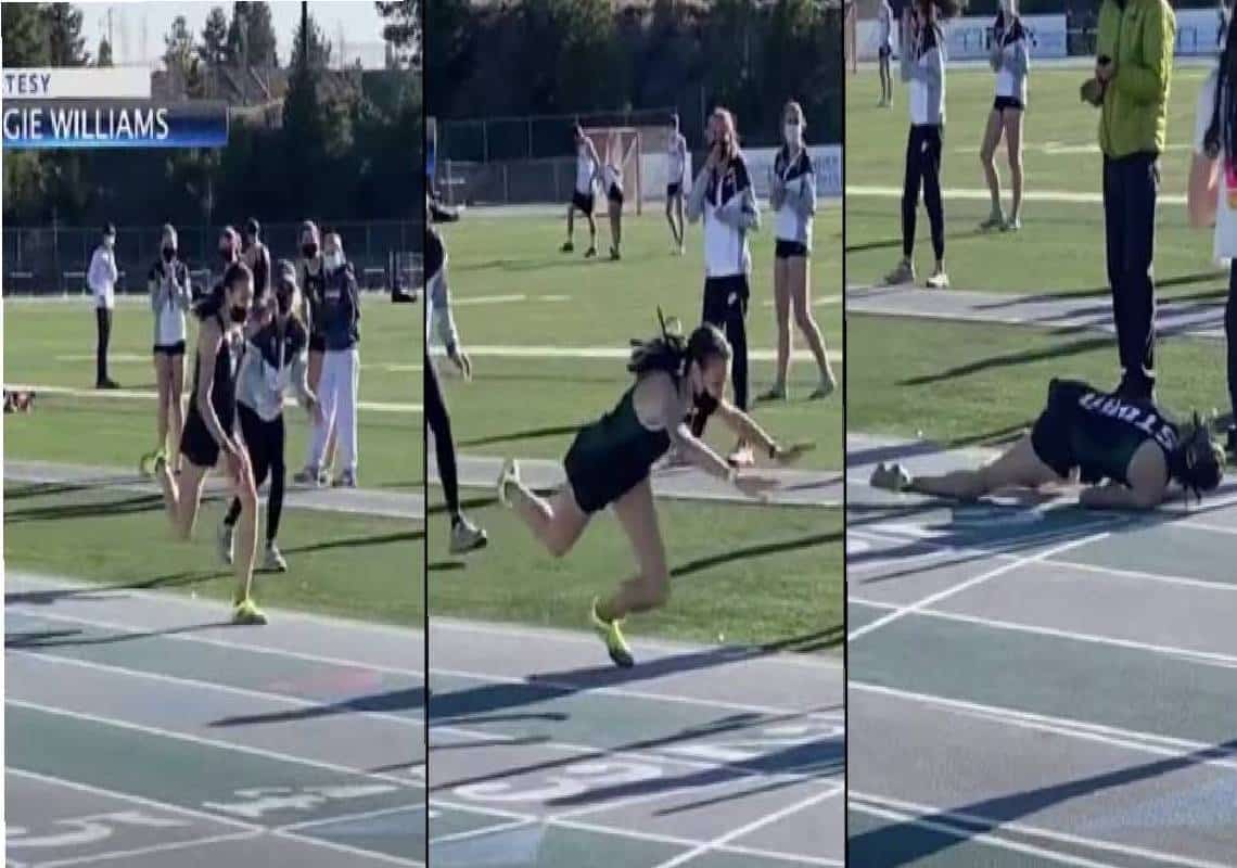 סרטון קשה לצפייה: האתלטית הצעירה שברה שיא היסטורי אך התרסקה על קו הסיום - "המסכה מנעה ממני לנשום"