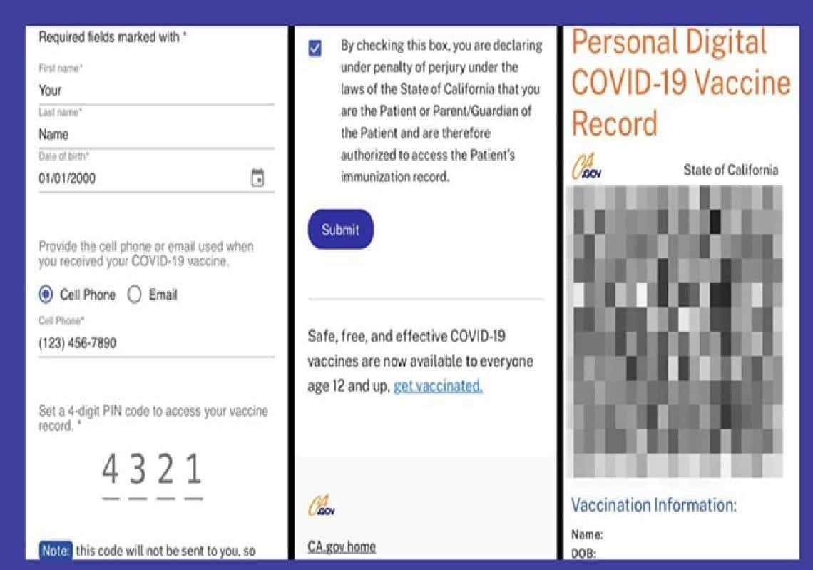 היסטוריה: קליפורניה משיקה דרכון חיסונים