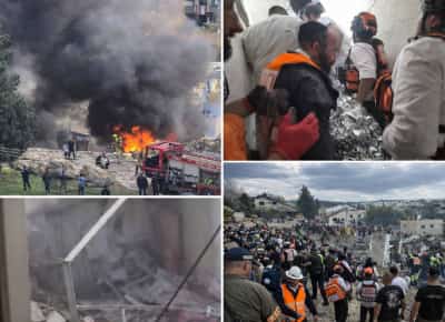 תשעה הרוגים בבית שמש: הטיל פגע במקלט שמתחת לבית הכנסת — וגג הבית הקדוש קרס על המתפללים