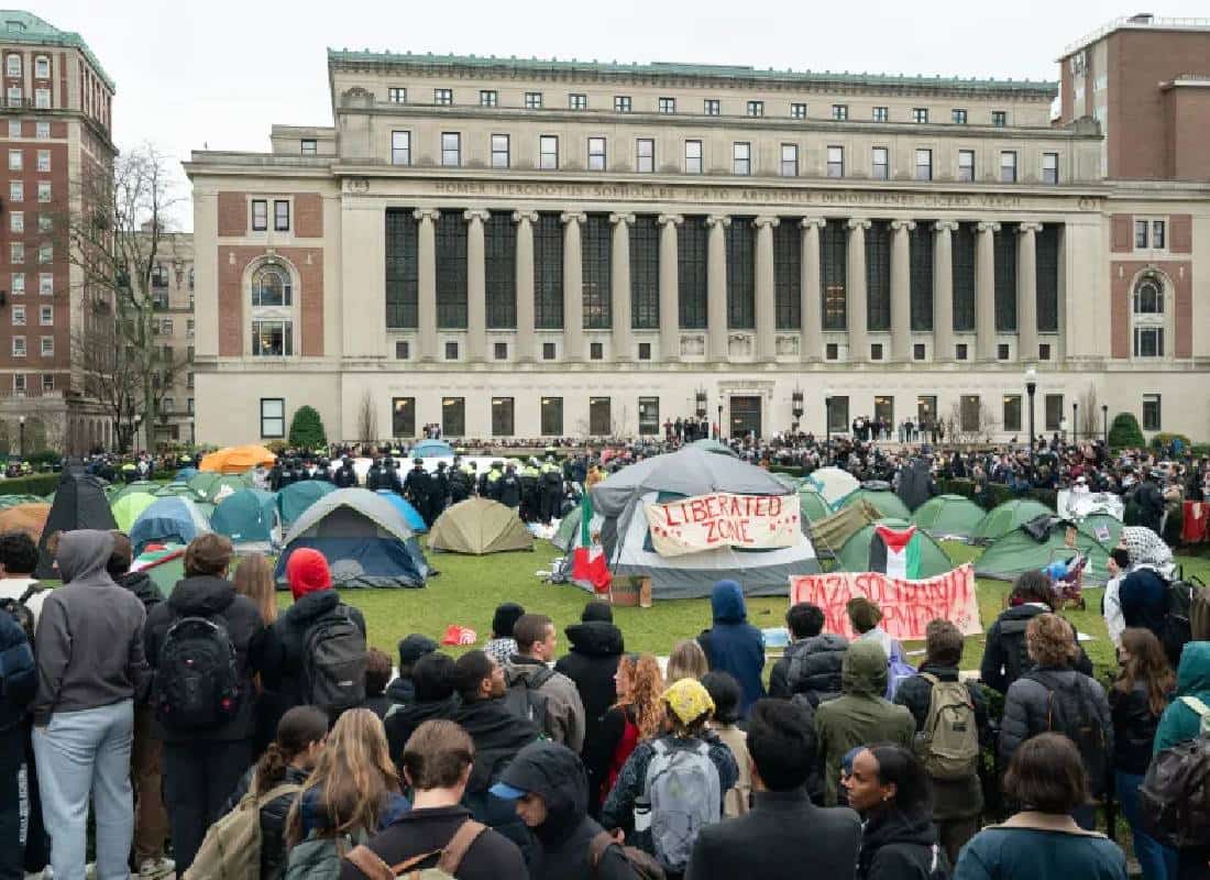 אוניברסיטת קולומביה מגבילה גישה לקמפוס מחשש להקמת מחנות מחאה פלסטיניים חדשים