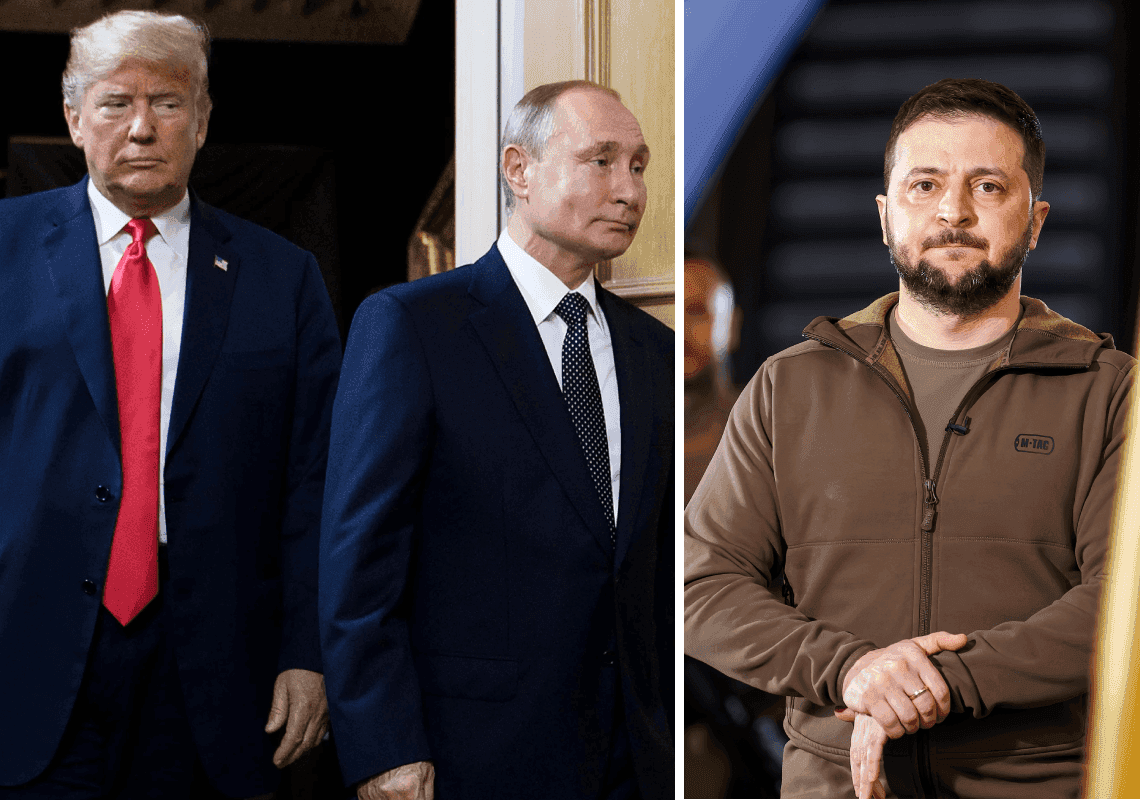 זלנסקי: אני מופתע מכך שטראמפ שיבח את פוטין