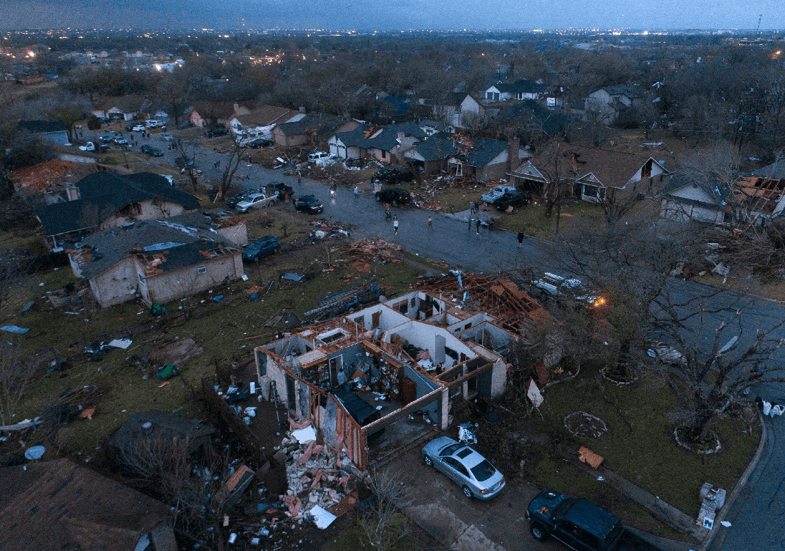 סופות טורנדו הכו בטקסס – והן בדרך ללואיזיאנה, מיסיסיפי ואלבמה