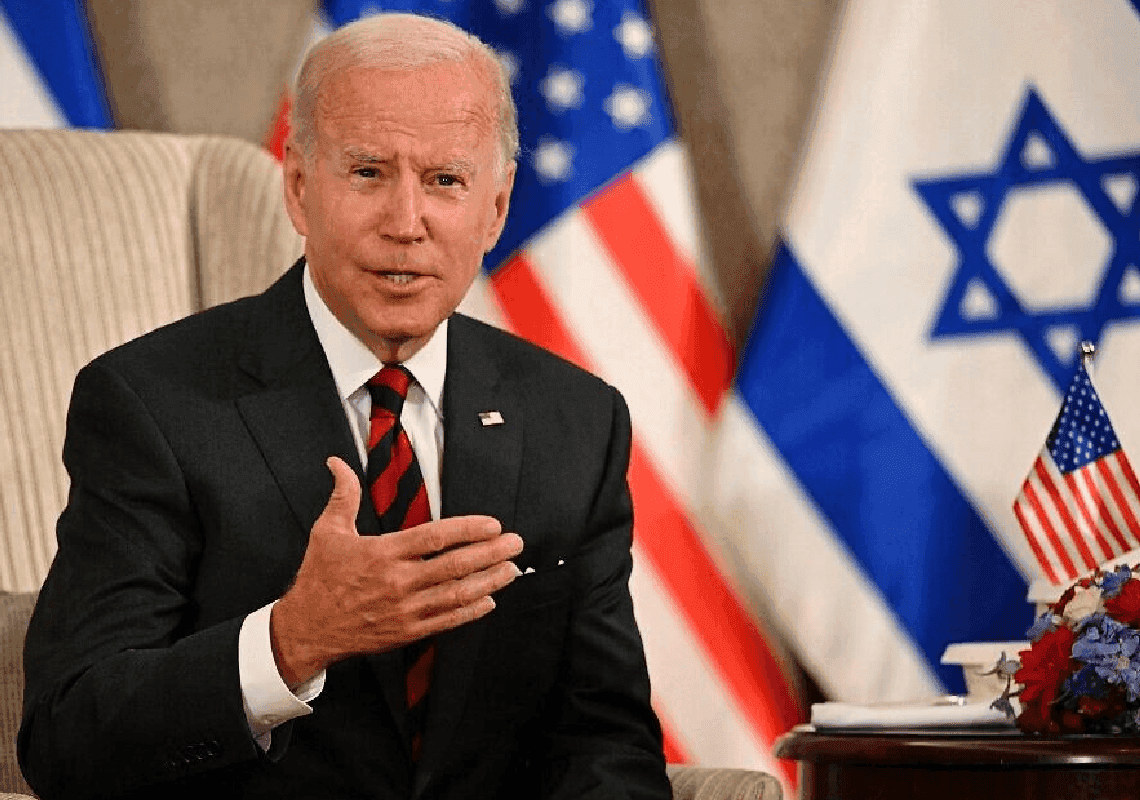 ביידן ממשיך לתקוף את חמאס: "משפחות פלסטיניות תמימות משמשות כמגן אנושי"