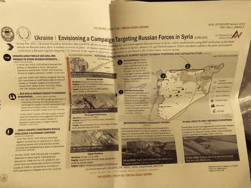 "אוקראינה תכננה מתקפה בשטח סוריה"