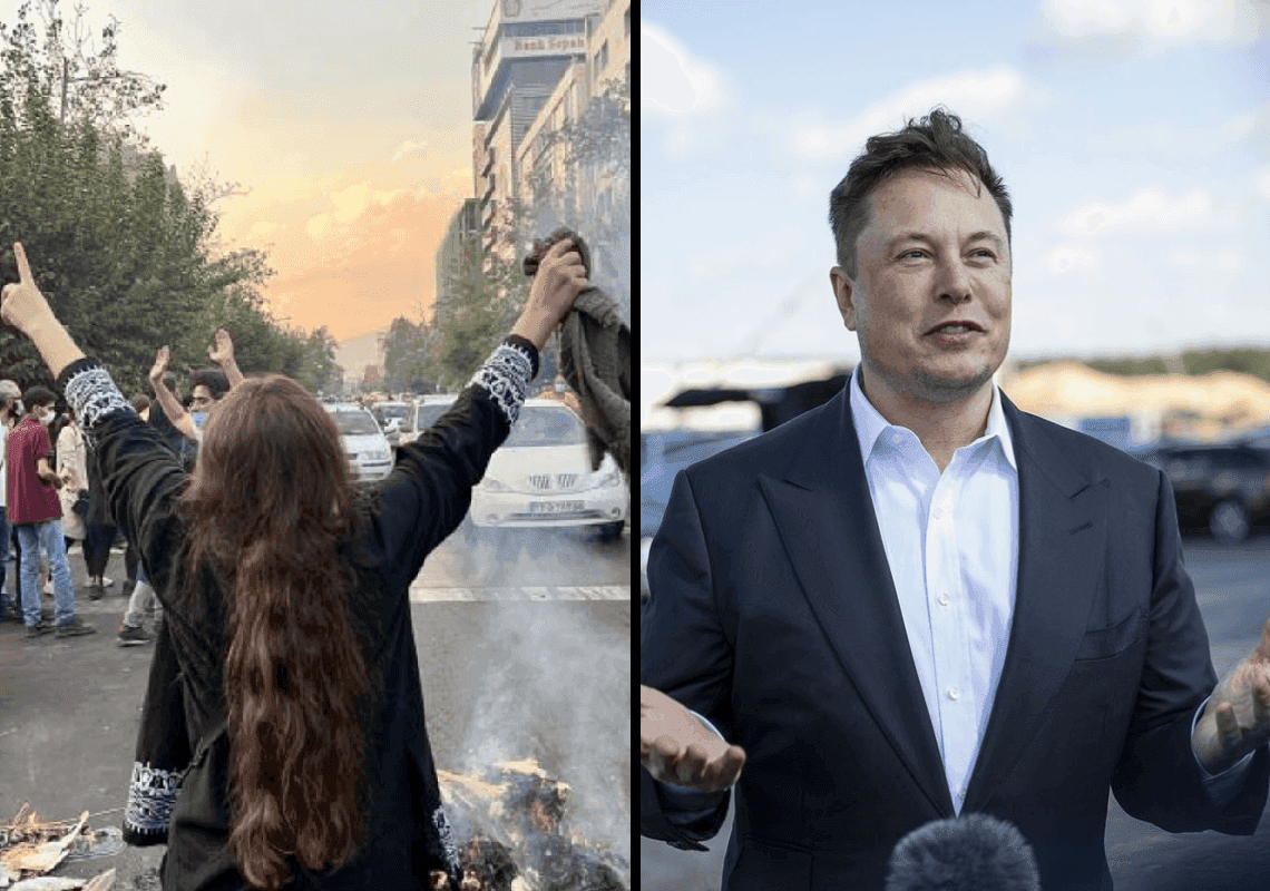 המהומות באיראן: אילון מאסק מתגייס לטובת האזרחים 