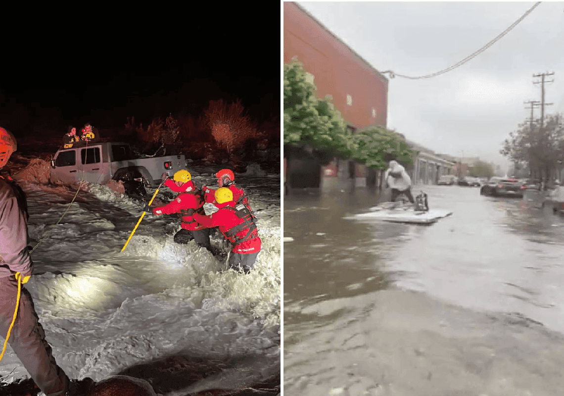 קליפורניה מוצפת: גשמים כבדים גרמו לצרות רבות - ותמונות מרשימות