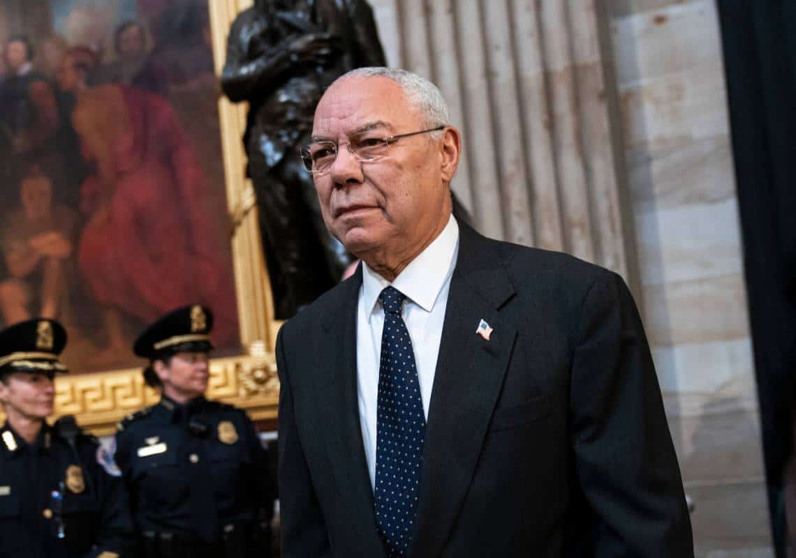 אבל בארה"ב: מזכיר המדינה לשעבר, קולין פאוול, מת מקורונה בגיל 84