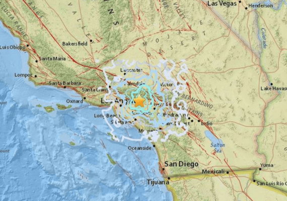 "זה היה מאוד חזק ומהיר": רעידת אדמה בעוצמה של 4.4 היכתה באזור לוס אנג'לס