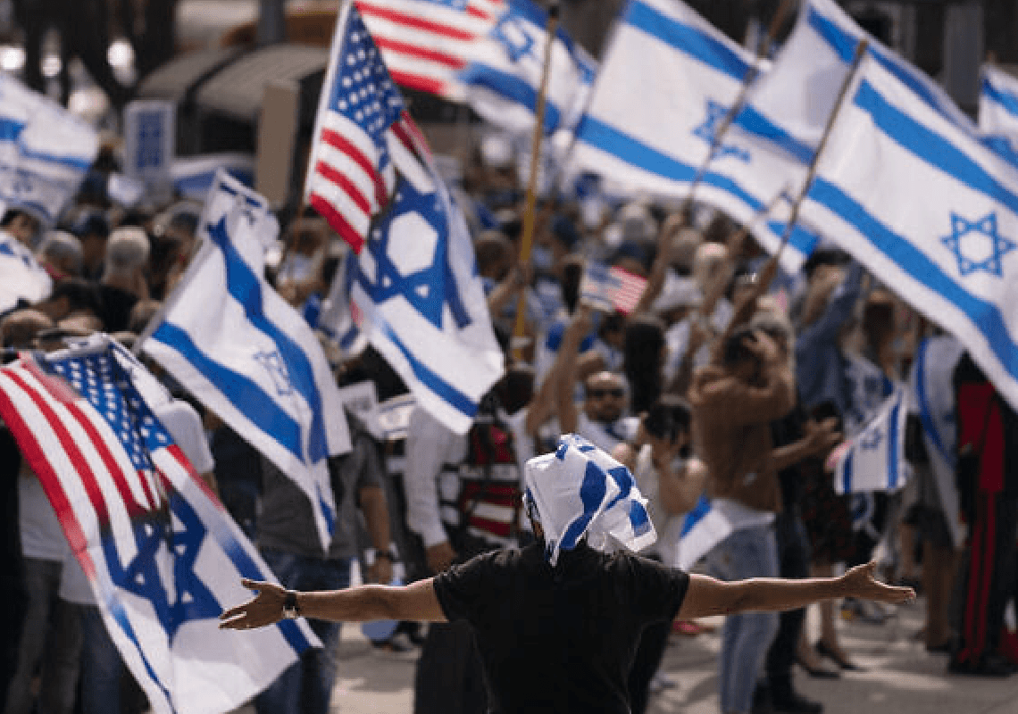 דמוקרטים מול רפובליקנים: המחלוקת של המצביעים האמריקאים בנושא ישראל