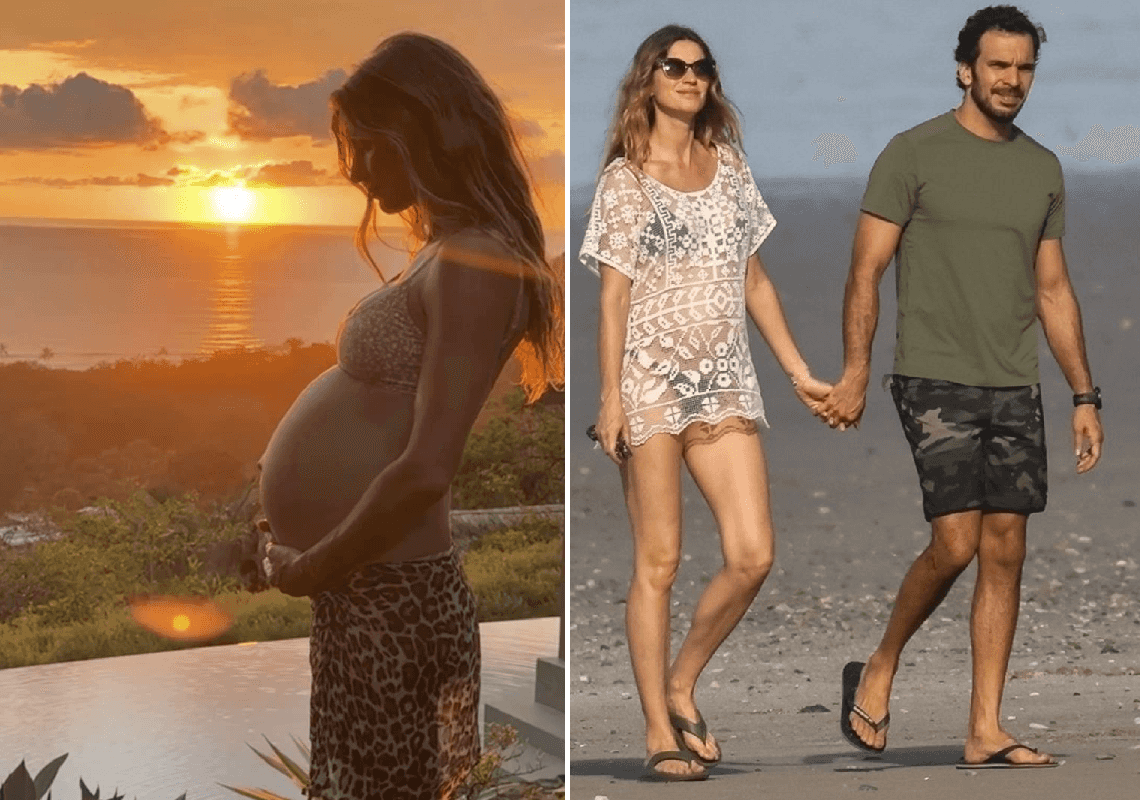 בגיל 44: ג'יזל הביאה לעולם את ילדה השלישי