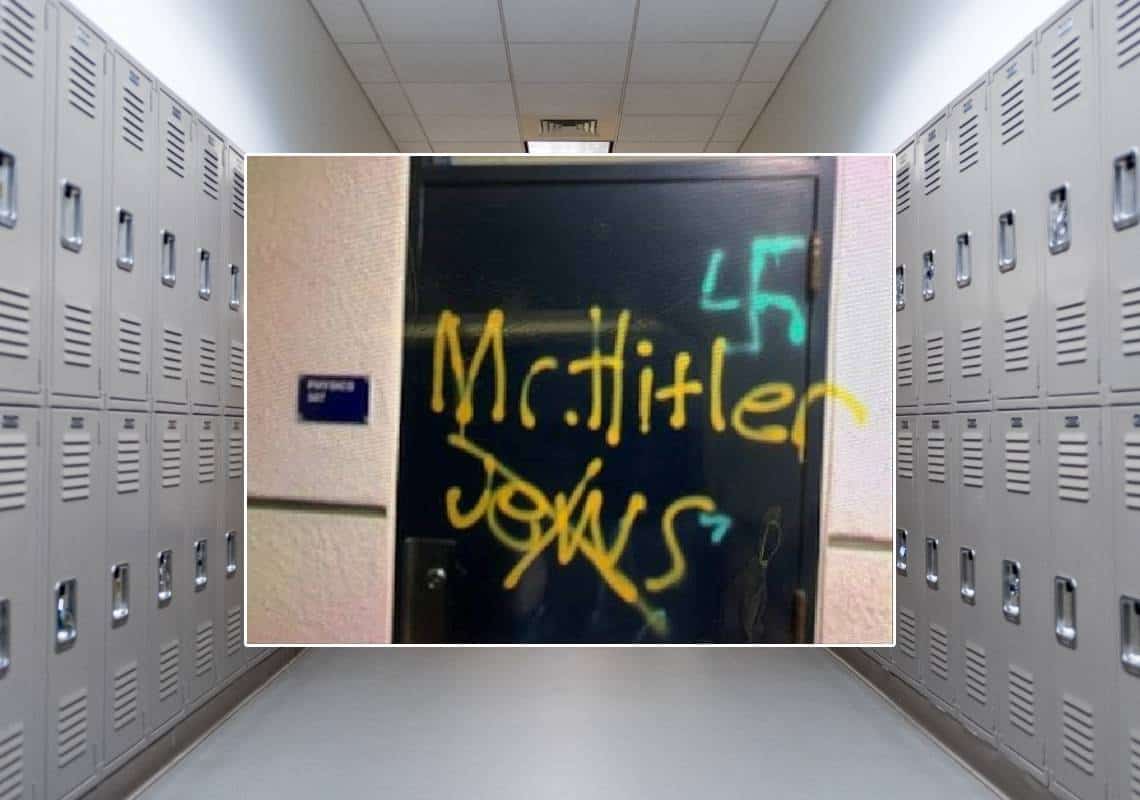 חשד לפשע שנאה בדרום קליפורניה: כתובות נאצה אנטישמיות רוססו בתיכון וחטיבת ביניים