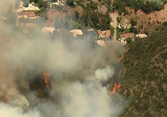 לוס אנג'לס: הסיבה לשריפה שהשתוללה אמש מצפון לבוורלי הילס - ציוד גינון חשמלי