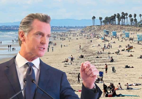 בעקבות התיעודים מעוררי הסערה: קליפורניה הכריזה על סגירת חופים נוספת בדרום המדינה