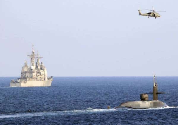 חיל הים האמריקני בהודעה רשמית: "צוללת גרעין משייטת במפרץ הפרסי"