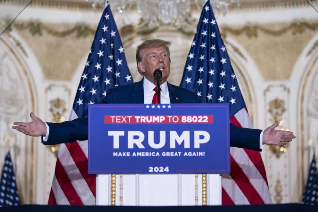 ‏טראמפ: "מעולם לא חשבתי שזה יכול לקרות באמריקה" לאחר משפט "מזויף" היסטורי‏