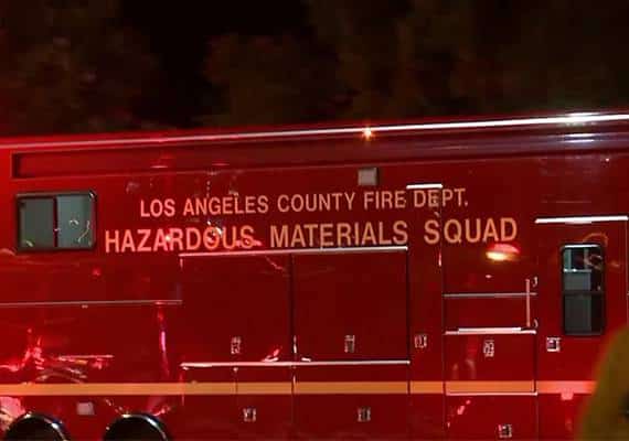 לוס אנג'לס: 8 פצועים בעקבות מגע עם חומר כימי במפעל
