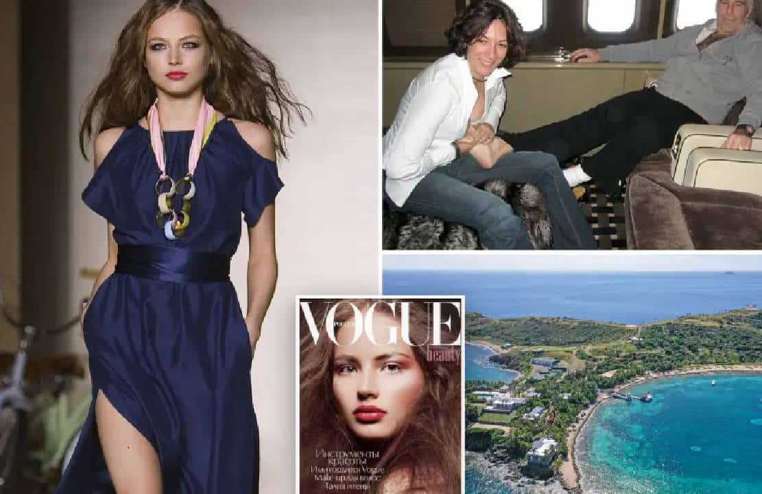 ‏דוגמנית על שקפצה אל מותה מבניין דירות בוול סטריט טסה לאי הזוועות הפרטי של אפשטיין כשהיתה נערה