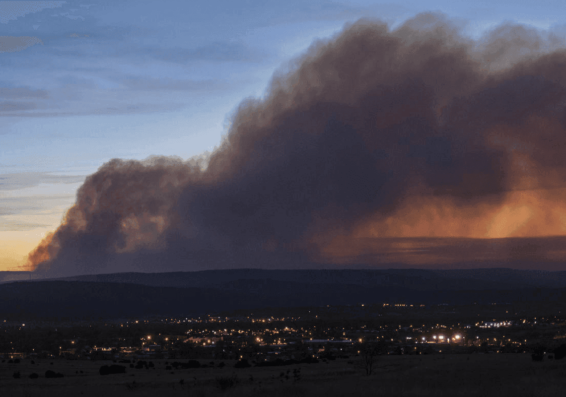 השריפה הגדולה בהיסטוריה של ניו מקסיקו - הוצתה על ידי גורמים פדרליים
