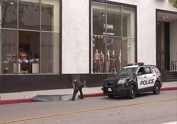 לוס אנג'לס: סניף מותג אופנה בבוורלי הילס נפרץ במהלך הלילה