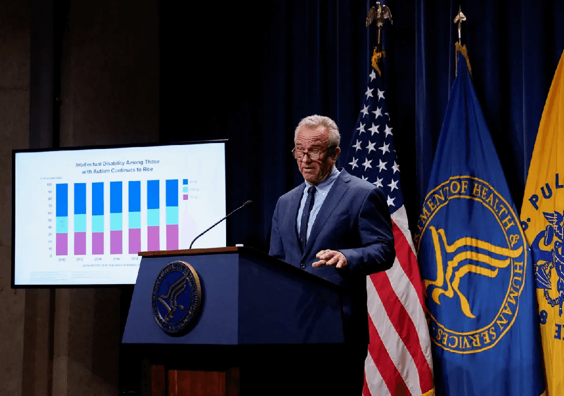 מזכיר הבריאות קנדי מכריז על אוטיזם כמגפה: "גרוע יותר מהקורונה"